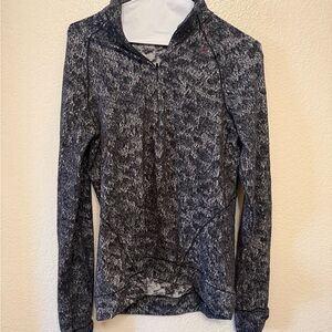 Lululemon Rulu Run Half-Zip Top (Speckle
Print)